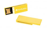 Verbatim Clip-it USB Drive 2GB Yellow Multipack (43920)
